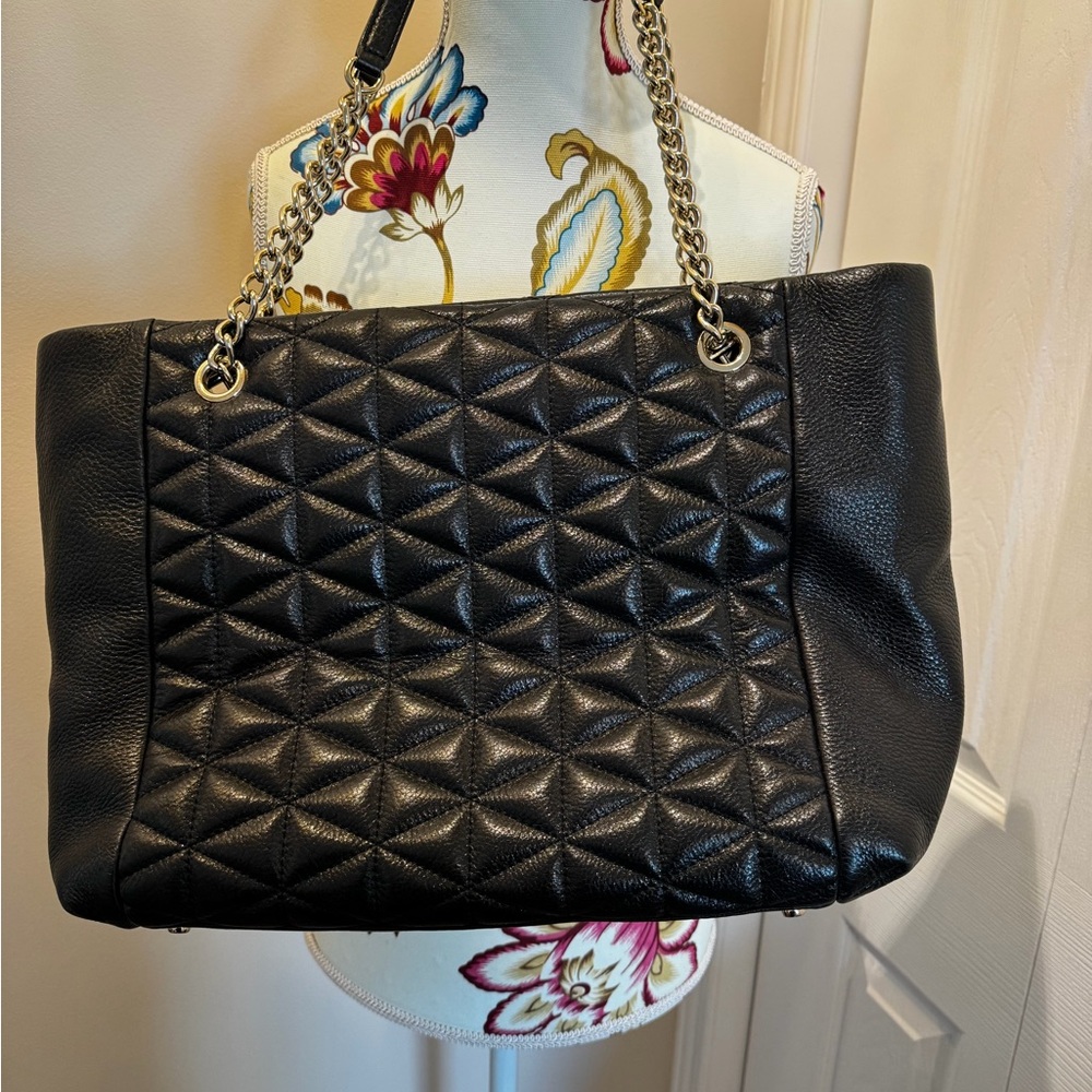 kate spade | Bags | Kate Spade Willis Emery Court Quilted Leather Tote ...